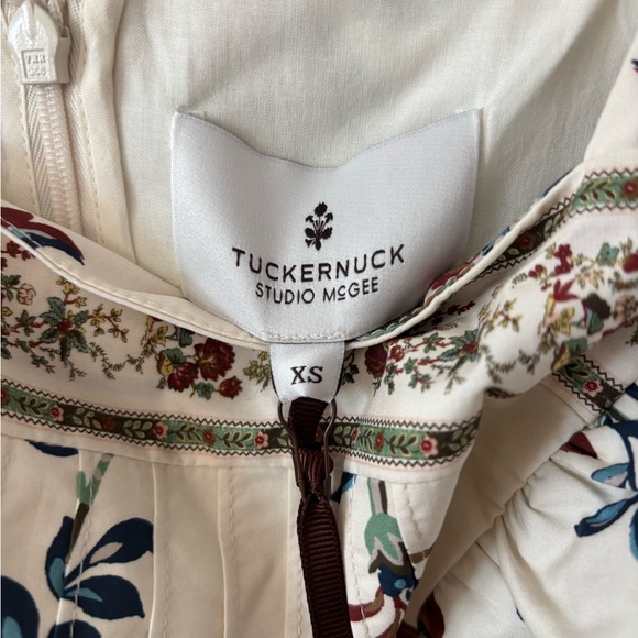 Tuckernuck x Studio McGee Terracotta Chintz Cotton Nora Dress - Picture 4 of 4